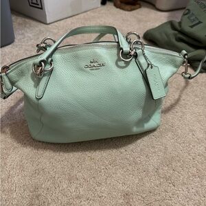 Coach Small Kelsey Mint Green bag